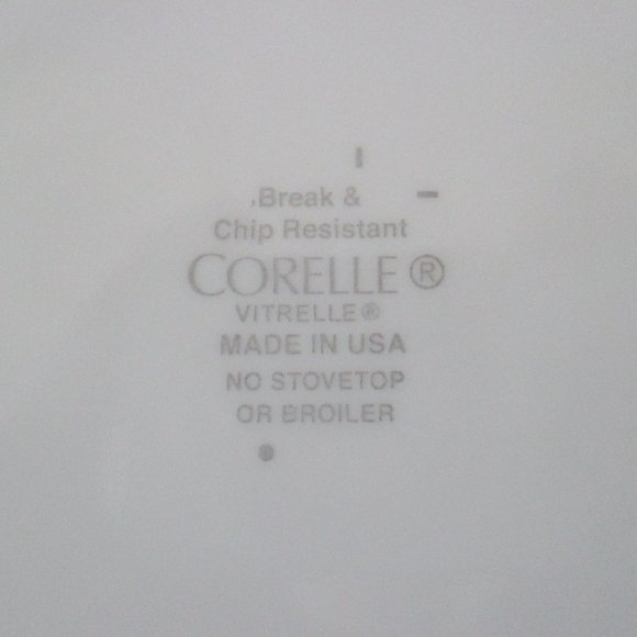 Corelle Watercolors Dinner Plate 10 3/4 inch floral pattern trim 8 available - Picture 3 of 4